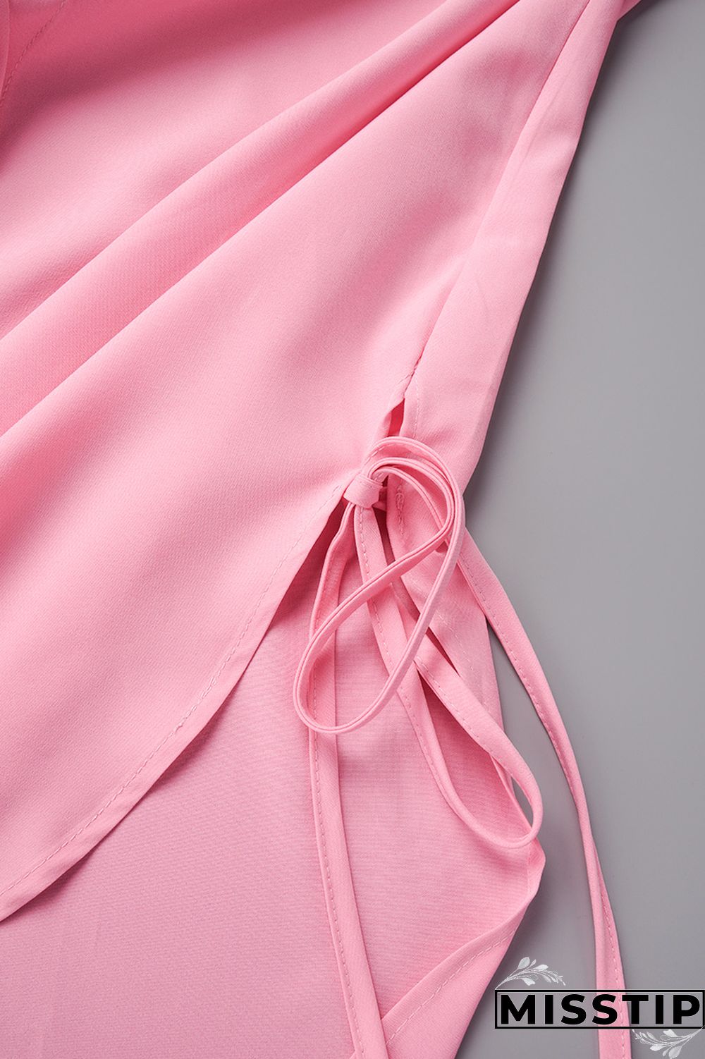 Pink Casual Solid Patchwork Shirt Collar Tops