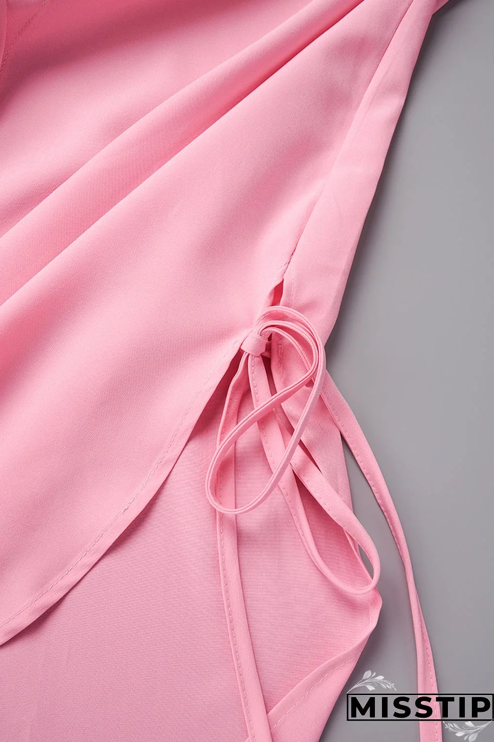 Pink Casual Solid Patchwork Shirt Collar Tops