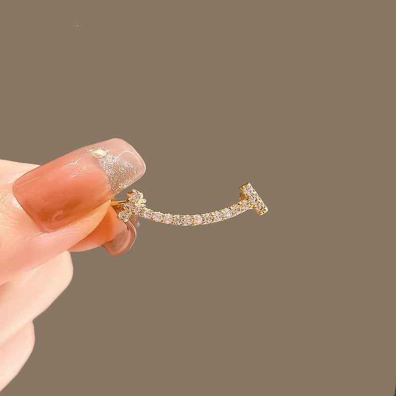 Small Brooch Bow Anti-slip Brooch High-grade Chest Sewn-free Shirt Anti-slip Buckle Pin