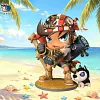 Big & Small Scale Viper Buccaneer - MapleStory Resin Statue - Blue Snail Studio