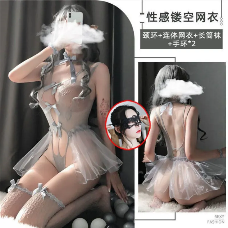 Churchf Tiffinty Lingerie Transparent Temptation Sexy Hot Pyjamas Dress Maid Uniform Free To Tease Flirting Passion