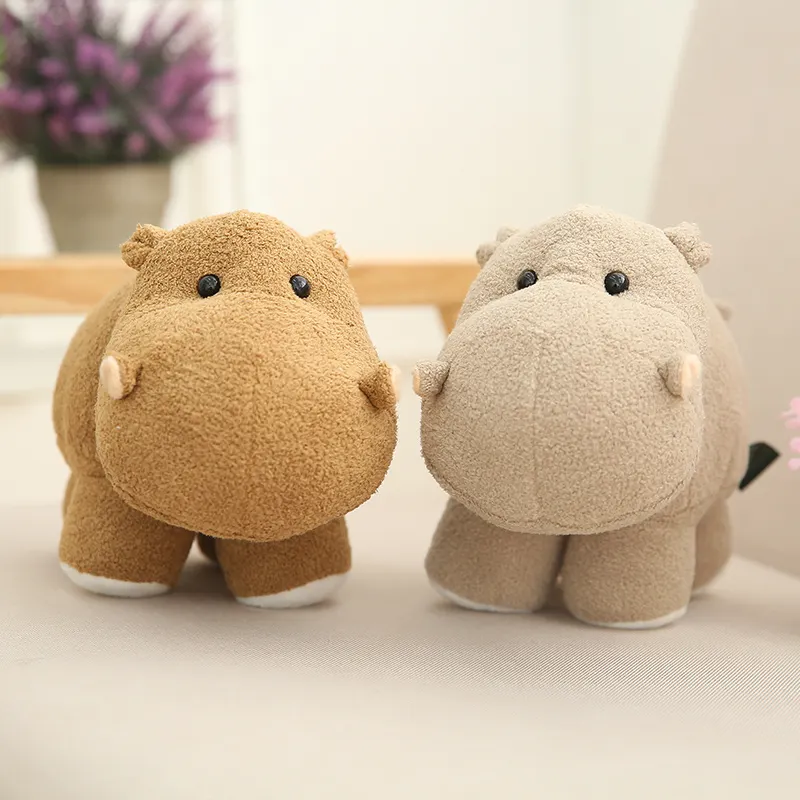 hippo toy cute children realistic stuffed animal