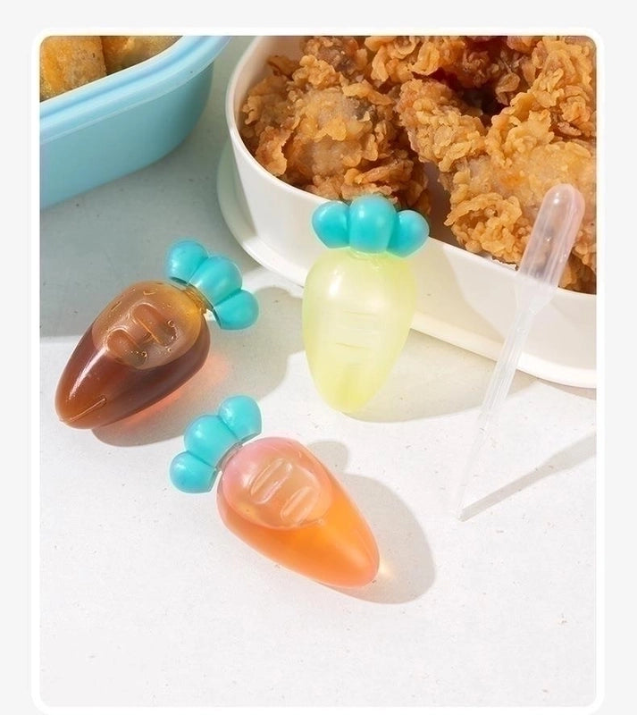 Cute Letter Carrot Pe Pp Sauce Bottle