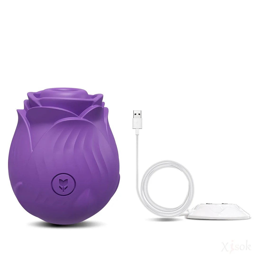 Violet Crown Rose Clitoral Sucker with 10 Sucking Modes