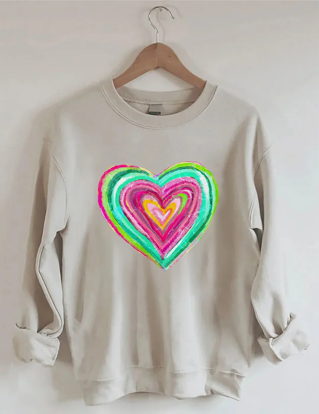 Valentines Day Colourful Love Sweatshirt