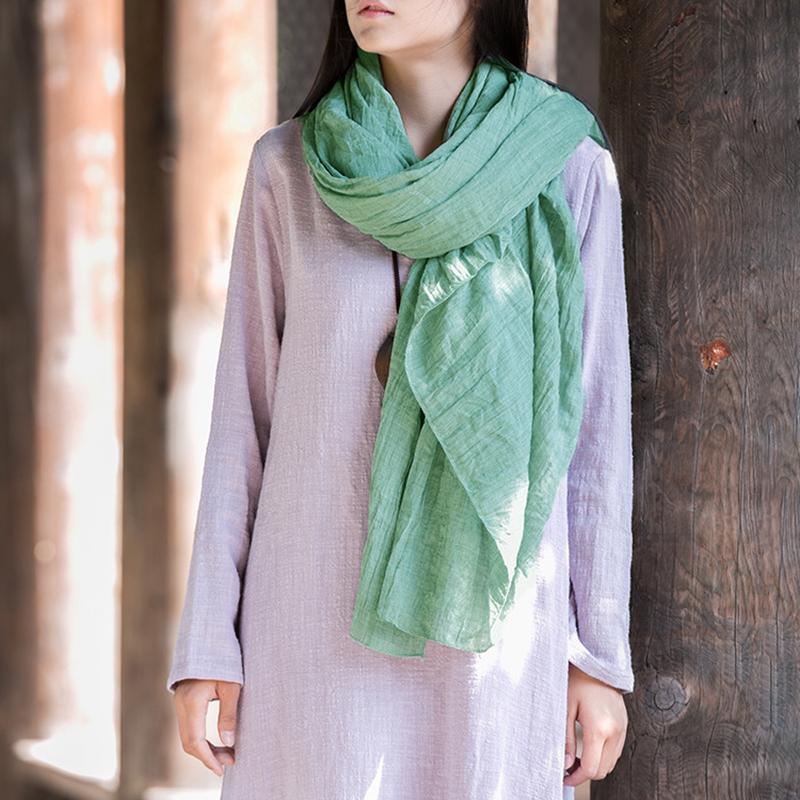 Simple Pure Color Cotton Linen Scarfyes