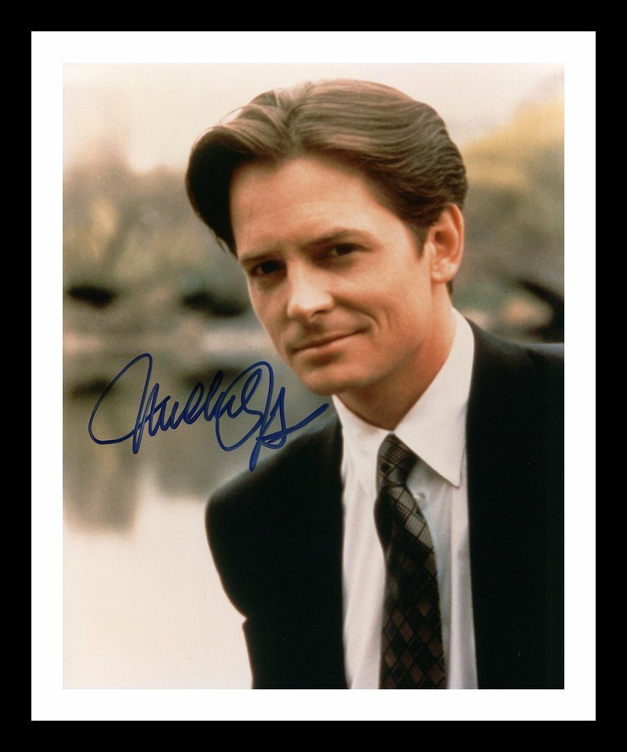 Michael J. Fox - Spin City Autographed Signed & Framed Photo Poster painting