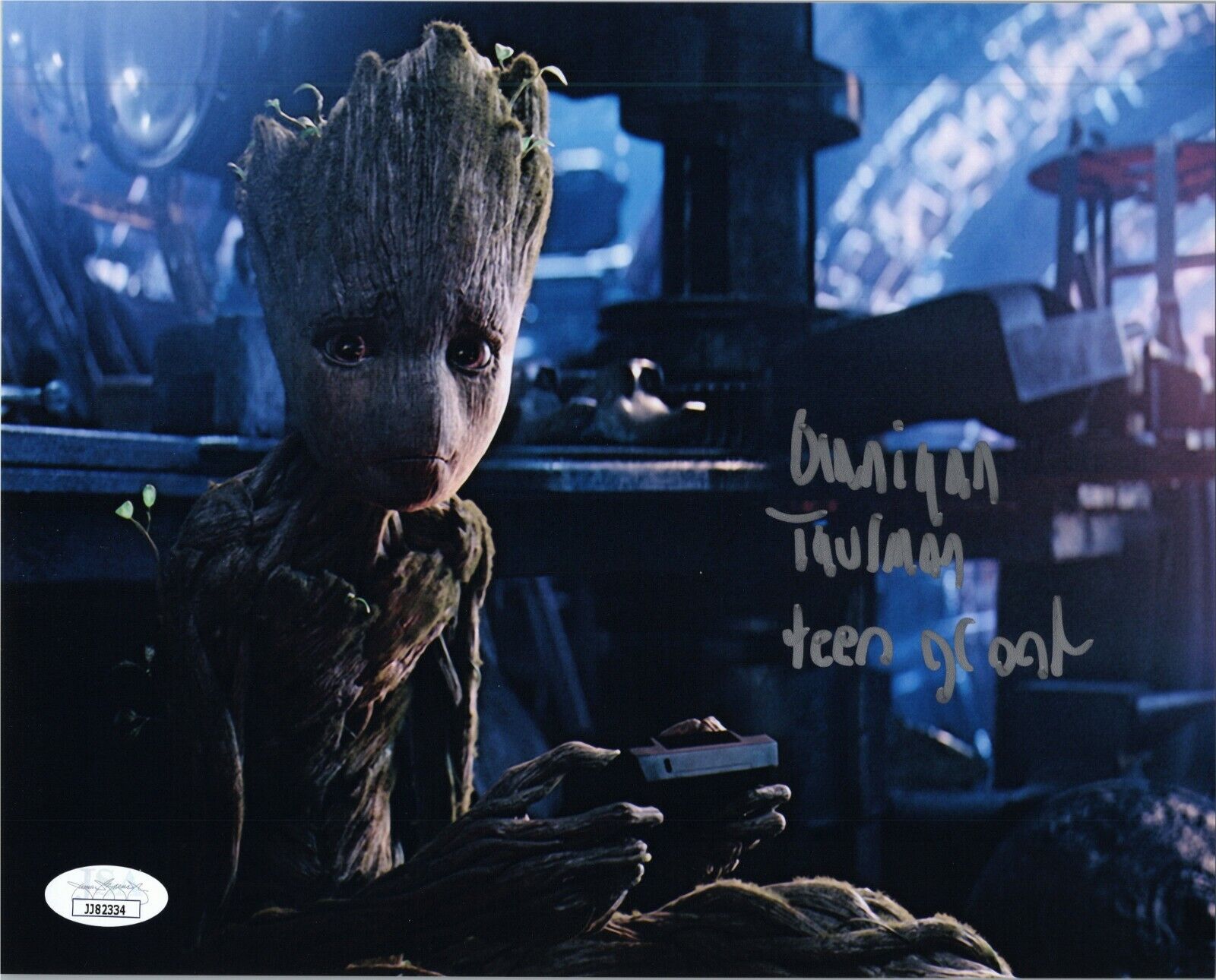 OLANIYAN THURMON Authentic Hand-Signed TEEN GROOT Avengers