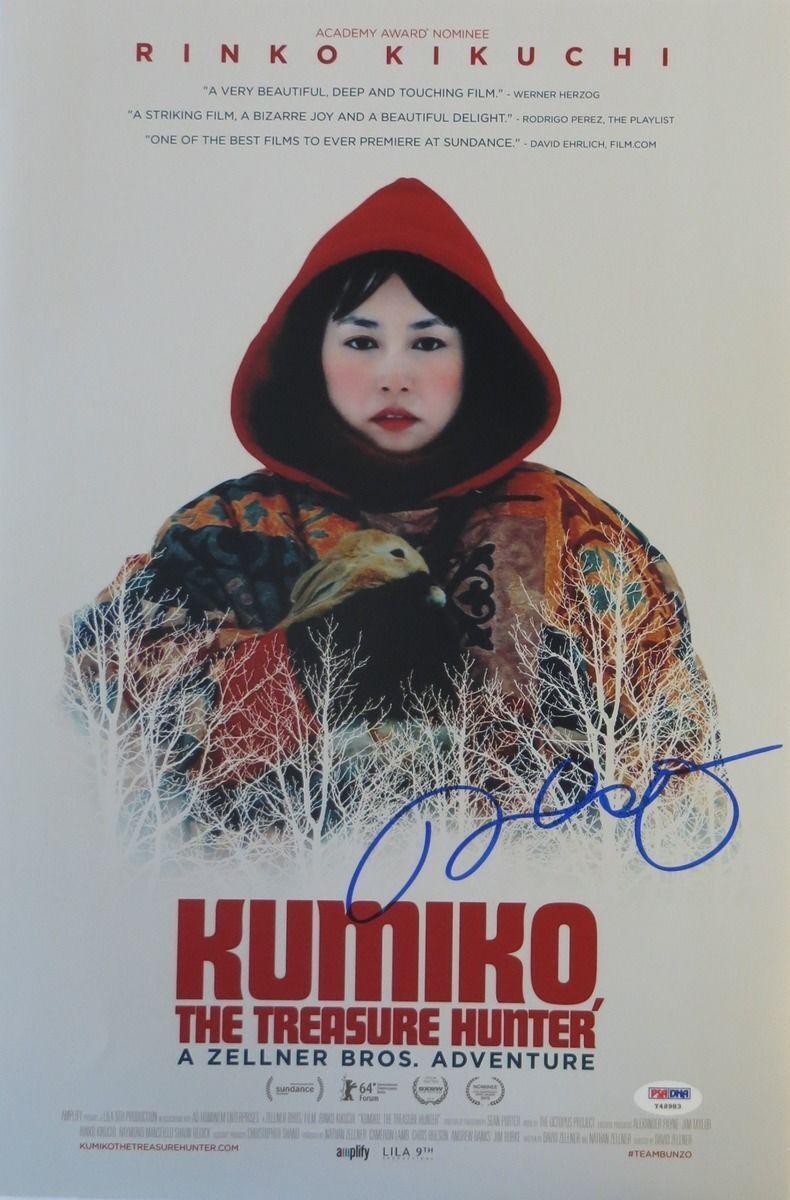 Rinko Kikuchi Signed KUMIKO Authentic Autographed 12x18 Poster PSA/DNA #Y48983