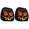 2pcs Halloween Headrest Covers Decorative Cushion Cover Elastic Head Rest Covers