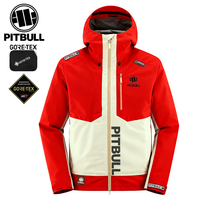 Kurtka męska PITBULL, wiatroszczelna, wodoodporna i ciepła.