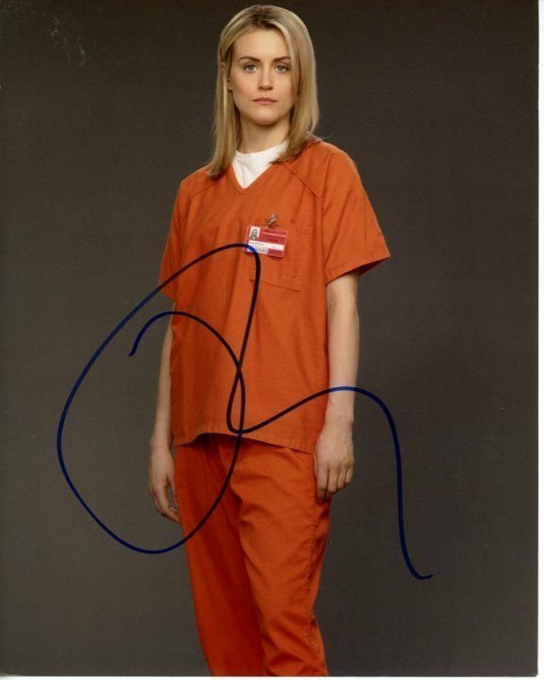 Taylor schilling signed autographed orange is the new black piper chapman Photo Poster painting