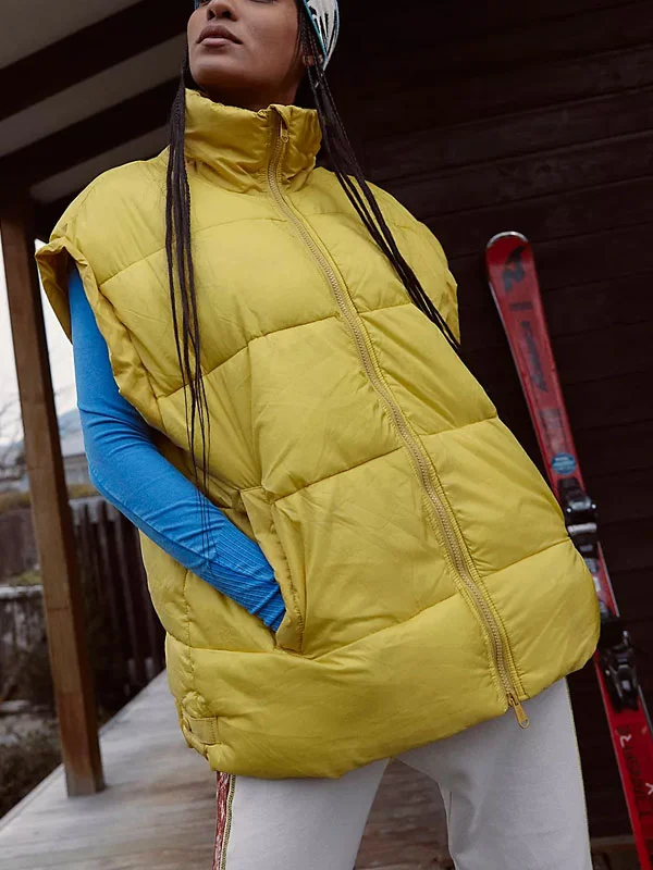 Warm waterproof outdoor ladies cotton vest