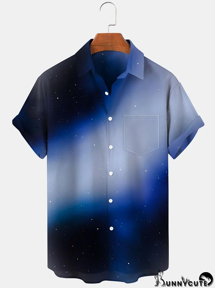 Star Men's Shirts With Pocket