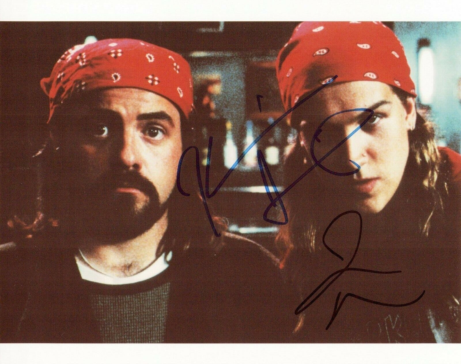 Dogma autographed Photo Poster painting signed 8x10 #4 Kevin Smith Jason Mewes