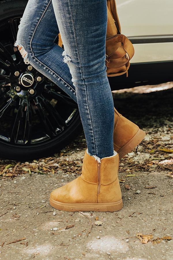 The Cassie Faux Suede Boot -boots