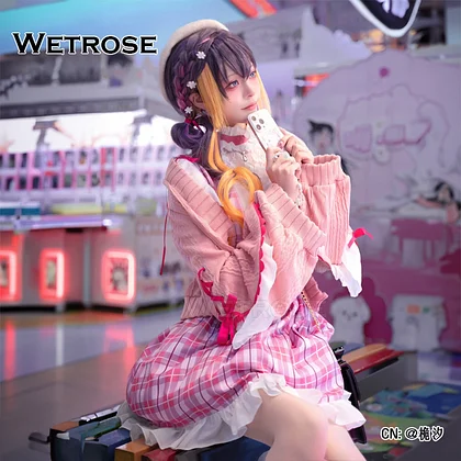 [Wetrose] In Stock Petra New Casual Outfit Dating Dress Nijisanji EN Vtuber Gurin Peto Petwa Penguin Cosplay Costume