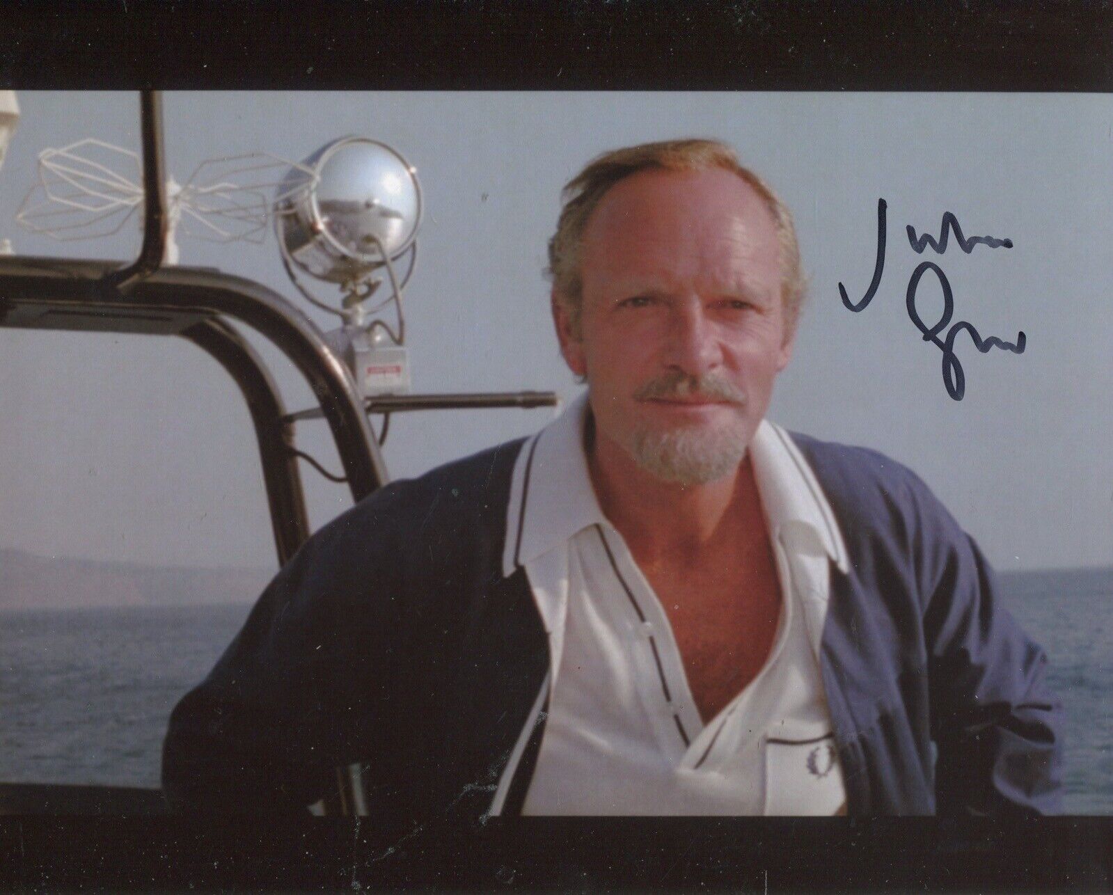 007 James Bond FOR YOUR EYES ONLY Photo Poster painting signed by Julian Glover