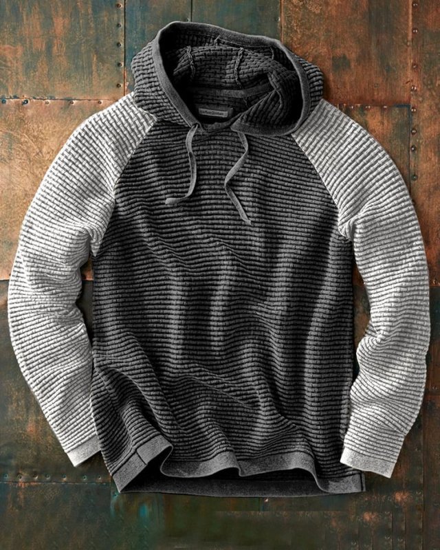 Pre-sale Casual contrast sports hoodie