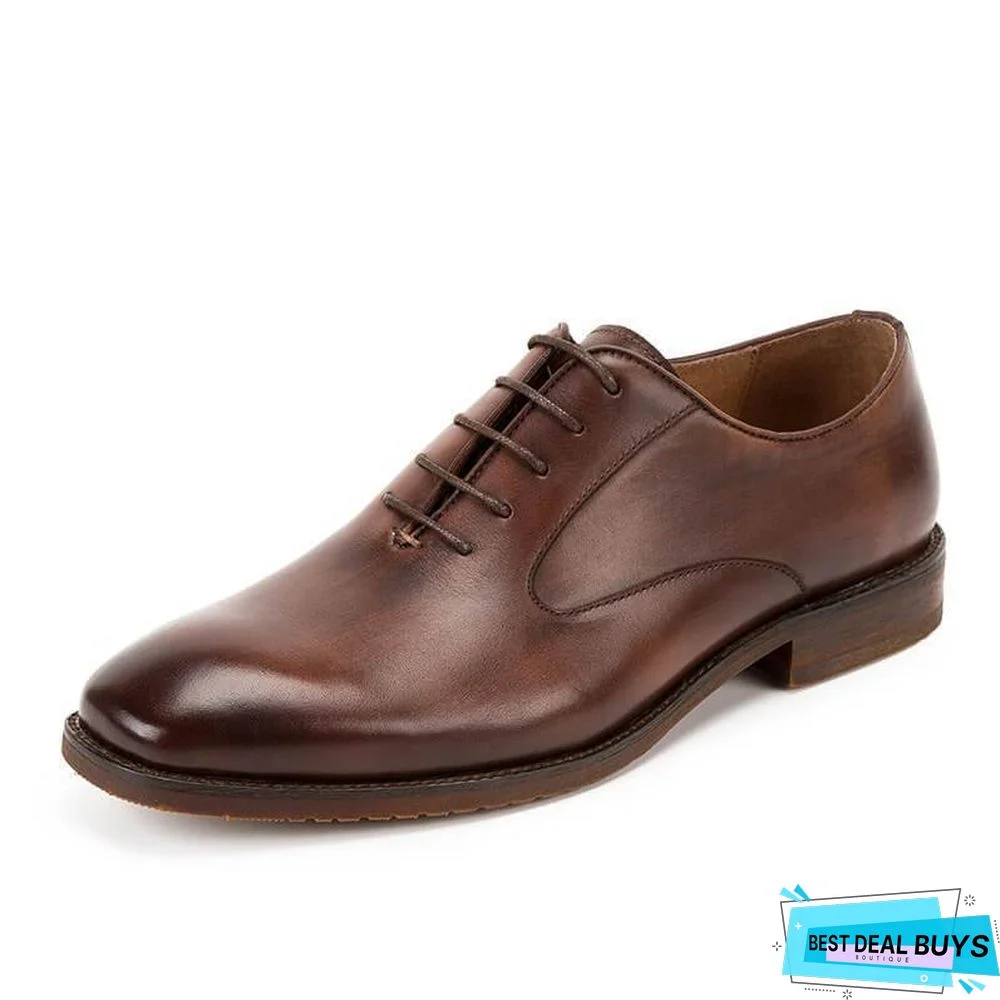 Men's Business Casual Oxford Leather Shoes