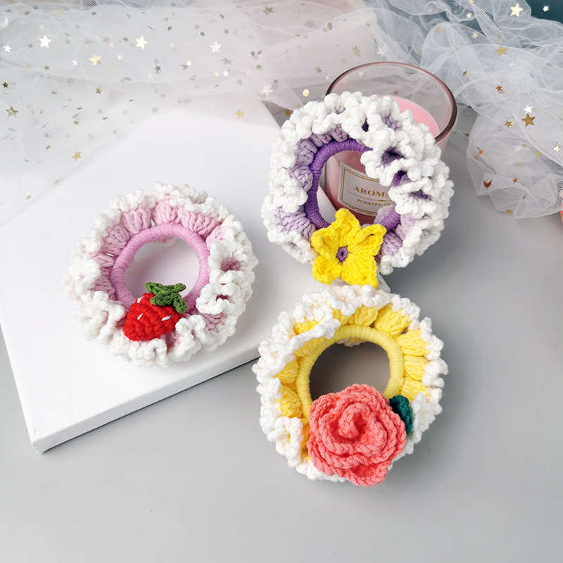 DIY Crochet Princess Hair Clip Kit - Handmade Accessory Craft Set