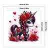 Rose Unicorn-14CT Counted Cross Stitch 40*40cm/15.75*15.75in tapestrymarket