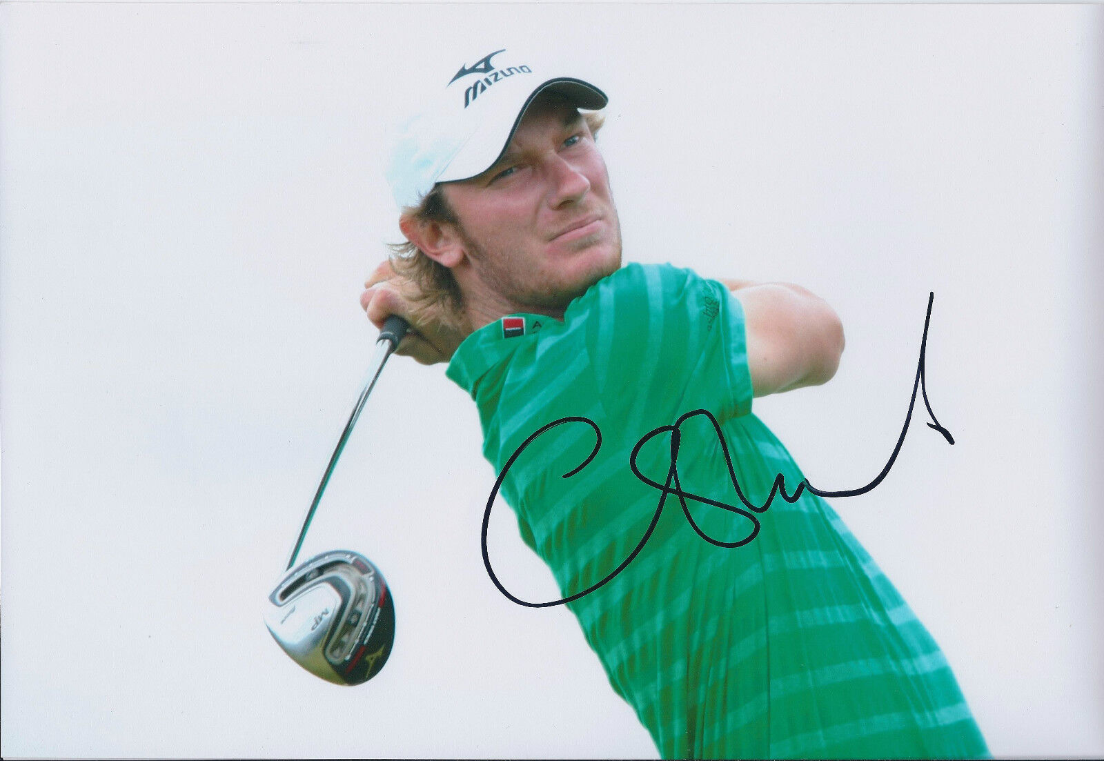 Chris WOOD SIGNED AUTOGRAPH Golf 12x8 Photo Poster painting AFTAL COA Dunhill Links BRITISH