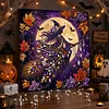 Witch Framed Special Shape Diamond Painting Kit 25x25cm for Adults