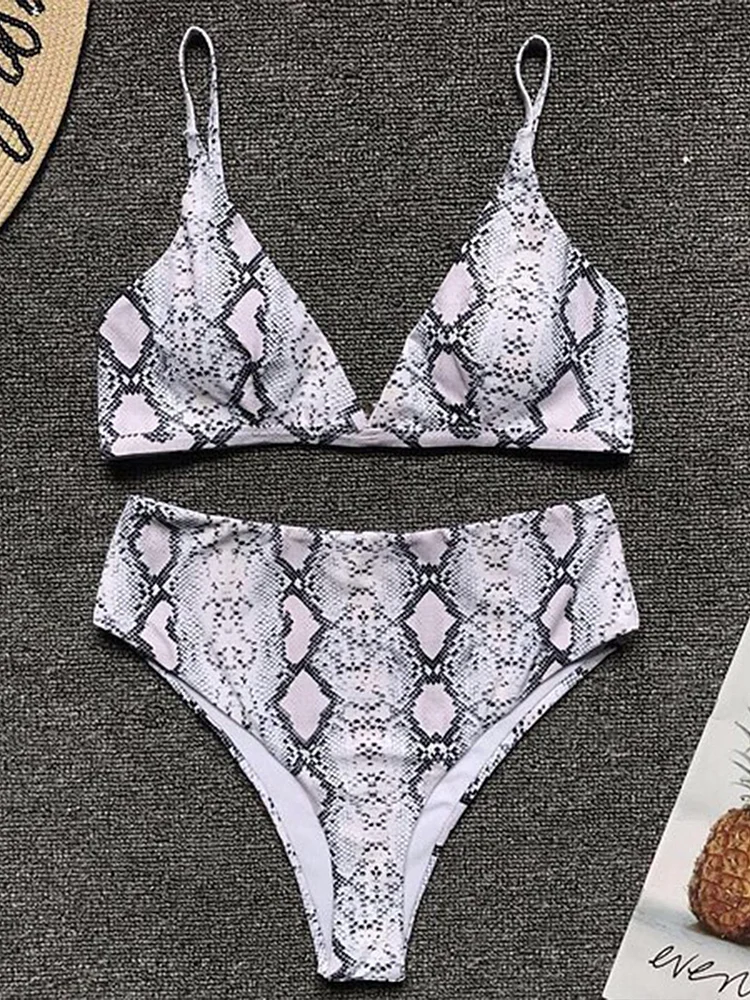 Vintage Python  Print Bikini