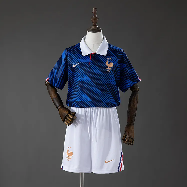 Kids France 2026 World Cup Home Jersey 1:1 Thai Quality