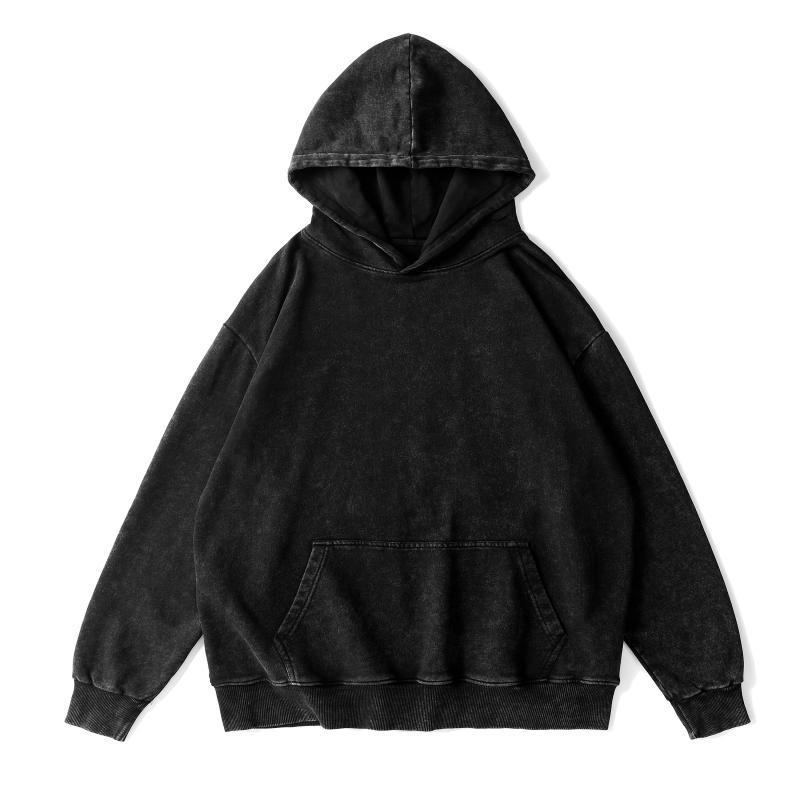 Vintage Oversized Essentials Acid Washed Pullover Hoodie - Sopula｜Premium Graphic Tees & Graphic Clothing
