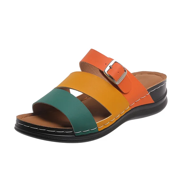 Last Day 50% OFF-Women's Casual Adjustable Buckle Strap Orthopedic Sandals