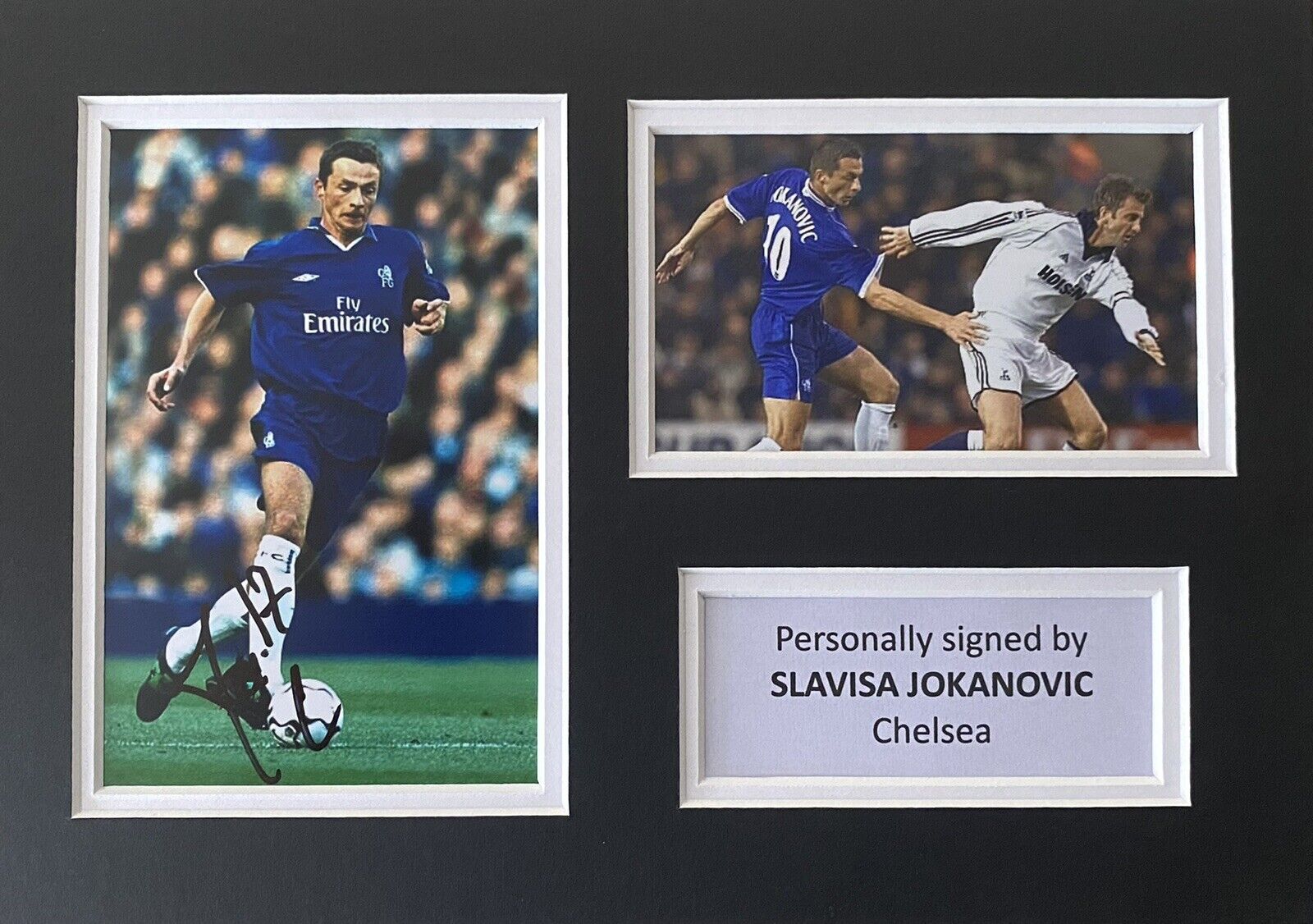 Slavisa Jokanovic Hand Signed Chelsea Photo Poster painting In A4 Mount Display 2