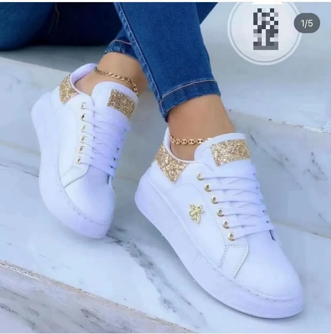 Breakj Breakj New Large-Size Spring And Autumn Korean Version Of Small White Shoes Casual Board Shoes Women's Breathable Thick-Soled Women's Shoes