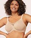 CoolComfort Plus Size Underwire Minimizer Bra – Wide Strap, Full Coverage, Cooling & Smoothing Unlined Bra