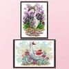 (2pcs) Gooses-14CT Stamped Cross Stitch 30*21cm(Bundle Sale)