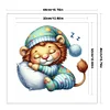 Sleeping Lion-11CT Stamped Cross Stitch 40*40cm/15.75*15.75in