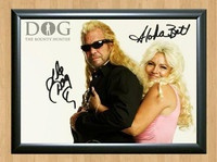 Duane Chapman Beth Smith The Dog Bounty Hunter Signed Autographed Photo Poster painting Poster Print Memorabilia A2 Size 16.5x23.4