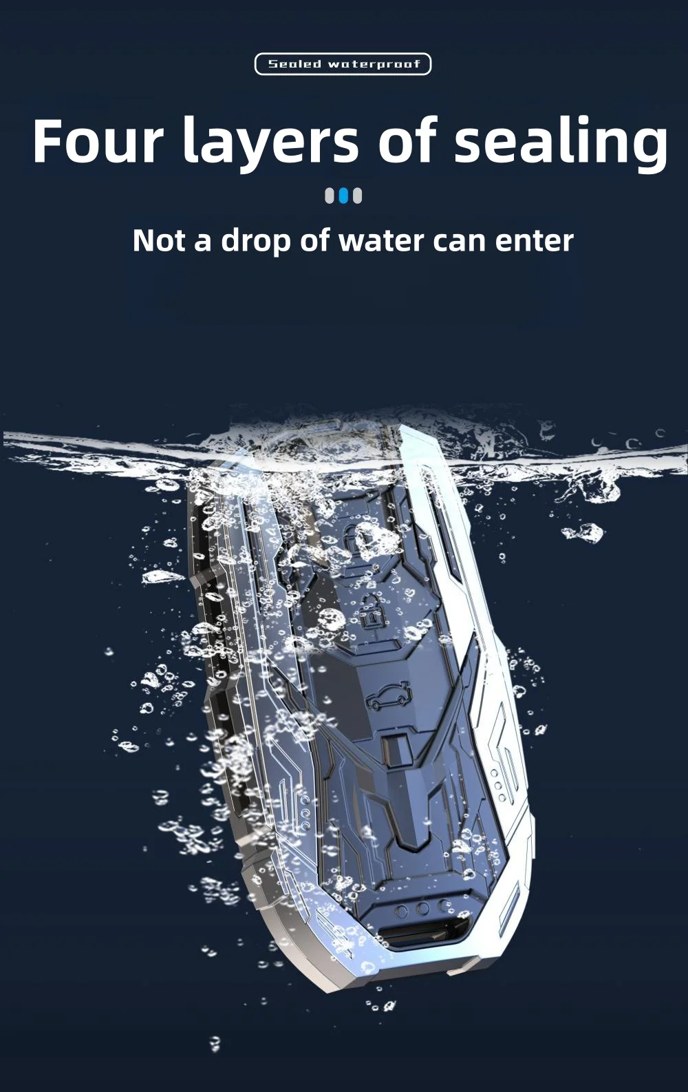 Mecha hardcore car key protective cover