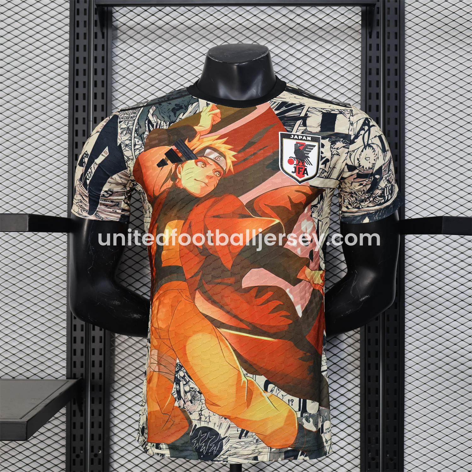 Japan 25-26 Uzumaki Naruto(sennin) Special Edition Jersey - Player Version