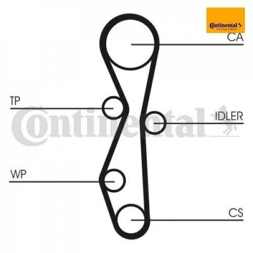 Water Pump + Timing Belt Kit Continental CTAM CT1142WP1 Parts