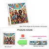 (Box Packaging)Diamond Painting-DIY Crystal Rhinestone Peace Tribe