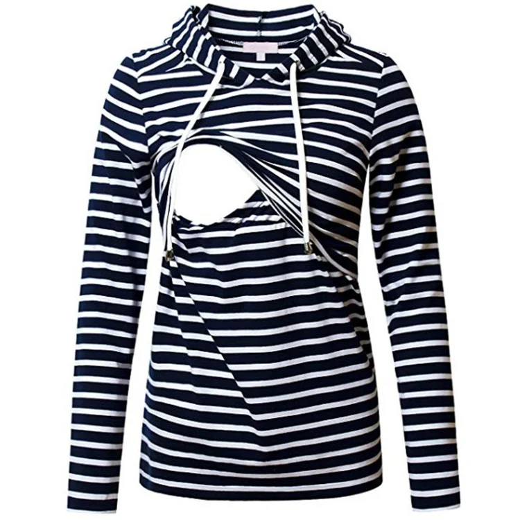 🔥Hot Sale 49% Off🔥Women's Nursing Hoodie Sweatshirt Long Sleeves Breastfeeding Maternity