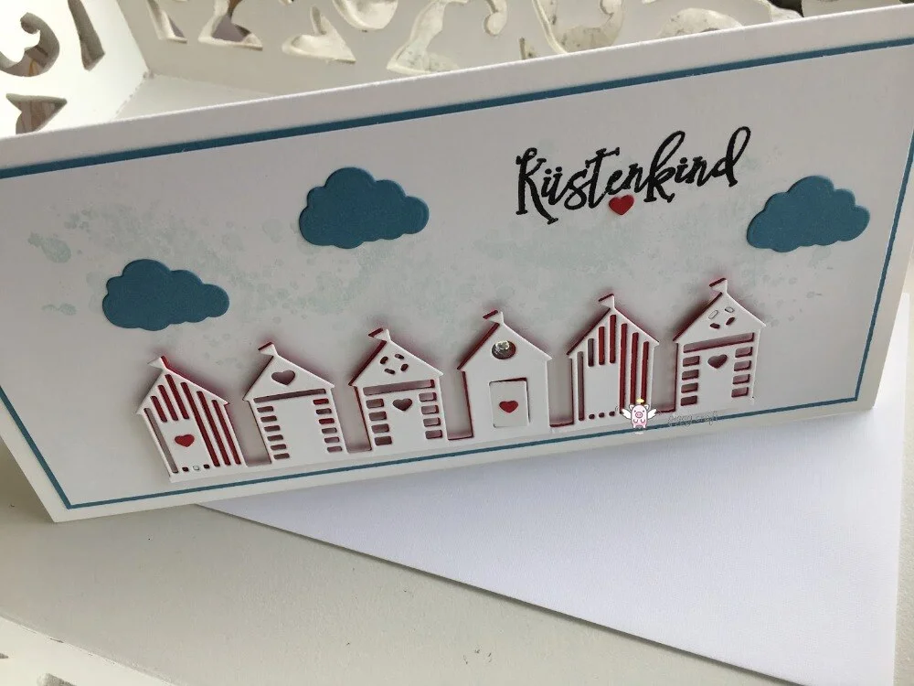 Piggy Craft metal cutting dies cut die mold Love house decoration Scrapbook paper craft knife mould blade punch stencils dies