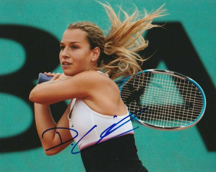 SEXY DOMINIKA CIBULKOVA SIGNED WTA TENNIS 8x10 Photo Poster painting #4 Autograph PROOF