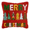Christmas-DIY Latch Hook Rug Pillowcase Kits 43*43cm
