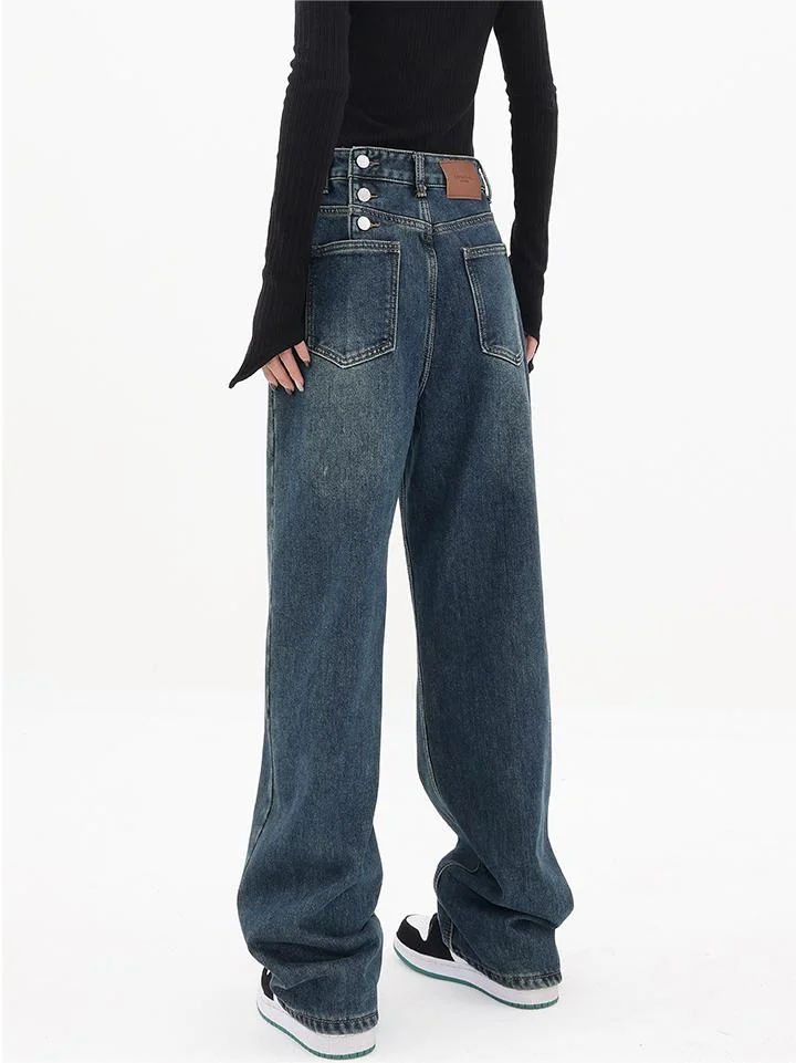 Brownm Vintage Classic Boyfriend Jeans