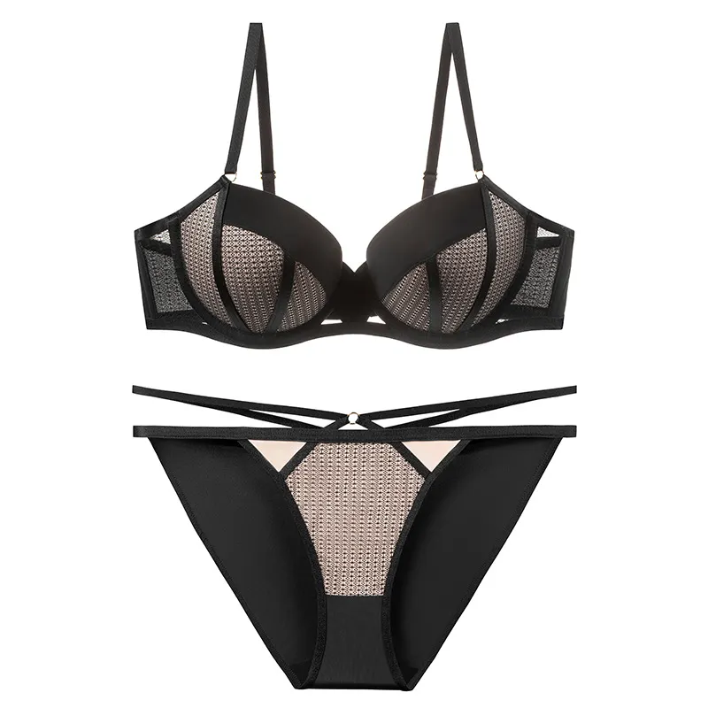 Churchf High-End Lace Underwear Pure Women's Comfortable Agglomeration Bra Small Bra Large Anti-Sagging Bra Set