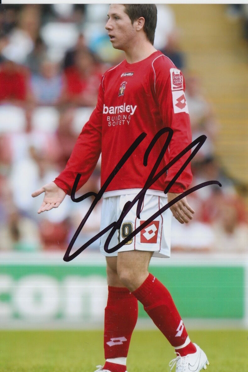 BARNSLEY HAND SIGNED JACOB BUTTERFIELD 6X4 Photo Poster painting 1.