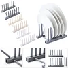 Home&Living Daily Kitchen Dish Shelf Rack Plastic Storage Shelf Water Filtering Rack for Dining Cover Pot Bowl Dish